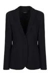 Emporio Armani Chevron Single-breasted Blazer