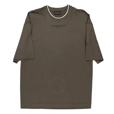 Emporio Armani Chimera Logo Embroidered T-shirt