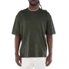 Emporio Armani Chimera Logo Embroidered T-shirt In Green
