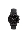 Emporio Armani Chronograph 46mm In Black