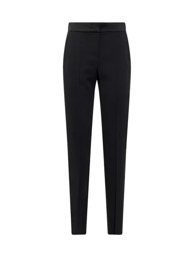 Emporio Armani Tapered Trousers In Black