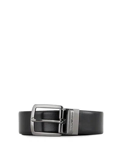 Emporio Armani Cinturón - Negro In Brown