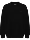 Emporio Armani Cotton Sweatshirt In Black