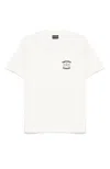 Emporio Armani Asv Jersey T-shirt With ‘let The Sea Set You Free' Embroidery