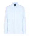 Emporio Armani Classic Shirts In Blue