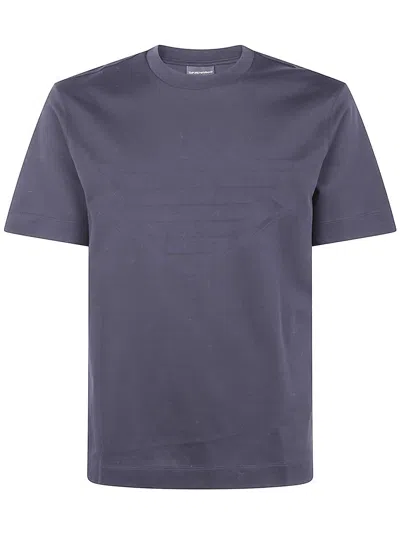 Emporio Armani Classic Short Sleeves T-shirt Clothing In Blue