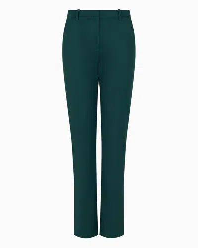 EMPORIO ARMANI STRETCH COTTON TROUSERS
