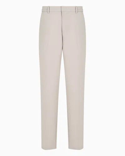 Emporio Armani Classic Trousers In Grey