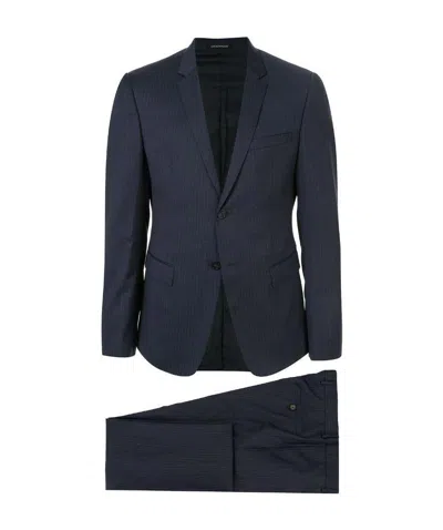 Emporio Armani Classic Two-piece Suit In Black