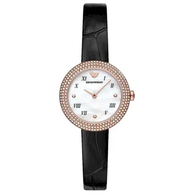 Emporio Armani Logo-detail 30mm Watch In Multi