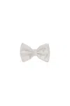 Emporio Armani Clip-fastened Bow Tie In White