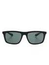 Emporio Armani Clip-on Glasses In Black