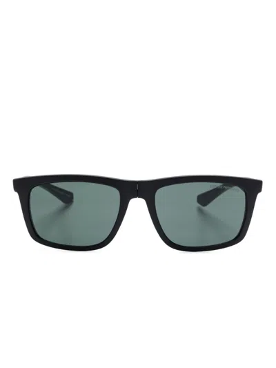 Emporio Armani Clip-on Glasses In Black