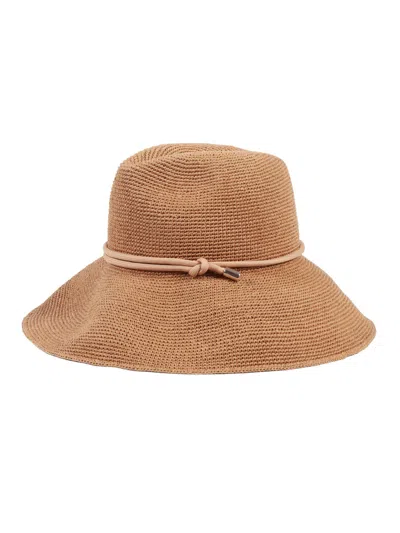 Emporio Armani Cloche Hat In Pattern