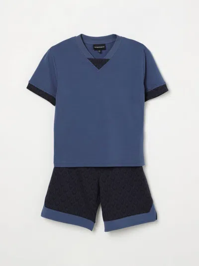 Emporio Armani Clothing Set  Kids Color Blue