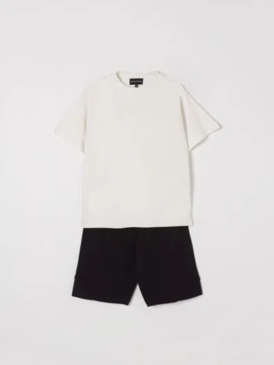 EMPORIO ARMANI CLOTHING SET EMPORIO ARMANI KIDS COLOR WHITE,G47841001