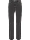 Emporio Armani Denim Cotton Jeans In Grey