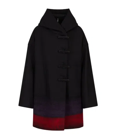 Emporio Armani Coat In Black