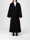 Emporio Armani Coat  Woman Color Black In Black