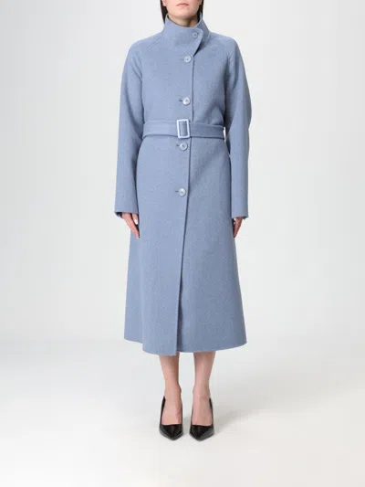 Emporio Armani Coat  Woman Color Gnawed Blue