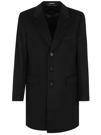 Emporio Armani Coat In Black