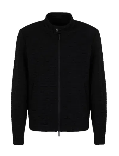 Emporio Armani Coats Black