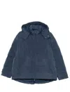 Emporio Armani Sv Recycled Down Jacket In Blue