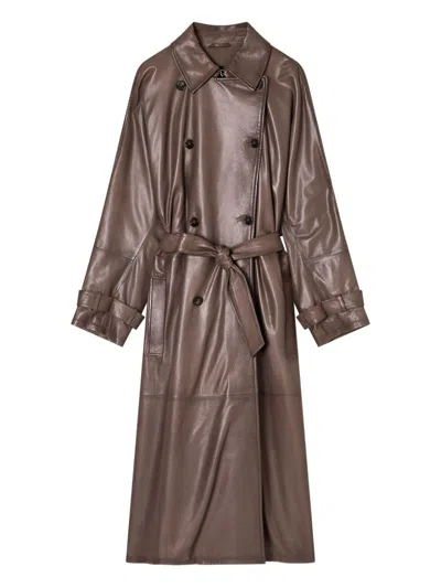 EMPORIO ARMANI COATS BROWN