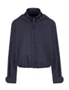 Emporio Armani Pima Gabardine 3-in-1 Blouson In Grey