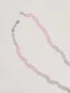 Emporio Armani Collana Lunga Effetto Sfumato Necklace In Pink Grey