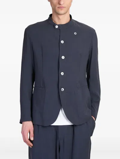 EMPORIO ARMANI COLLARLESS BLAZER
