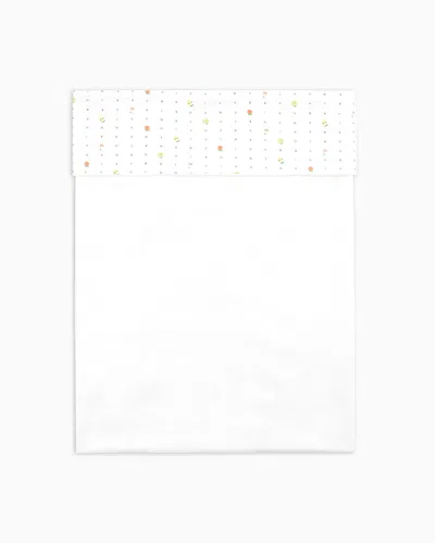 Emporio Armani Color Juice Printed Jersey Blanket In White
