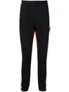 Emporio Armani Colour-block Panelled Track Pants In Black