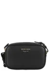 Emporio Armani Logo-stamp Crossbody Bag In Black