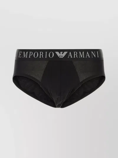 Emporio Armani Contoured Pouch Stretch Cotton Brief In 07320