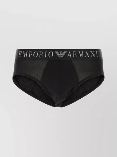 Emporio Armani Contoured Pouch Stretch Cotton Brief In 22120