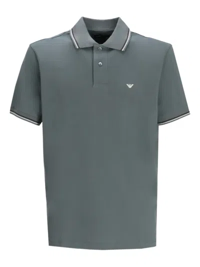 Emporio Armani Sage Green Polo Shirt