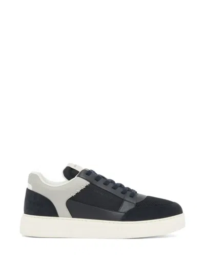 Emporio Armani Cordura Lace-up Sneakers In Multi