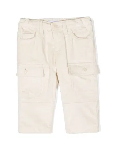 Emporio Armani Babies' Corduroy Tapered-leg Chinos In Neutrals