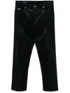 Emporio Armani Corduroy Trousers In Blau