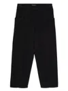 Emporio Armani Corduroy Trousers In Blue