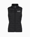 Emporio Armani Core Lady Packable Padded Gilet In Black