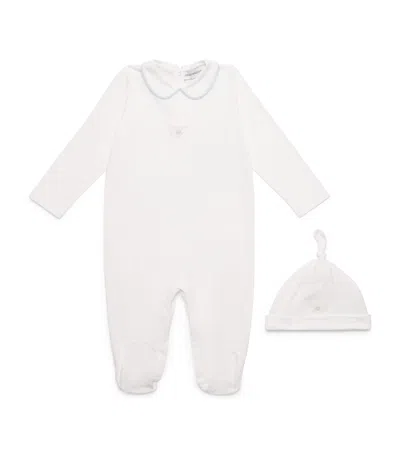 EMPORIO ARMANI COTTON ALL-IN-ONE AND HAT SET