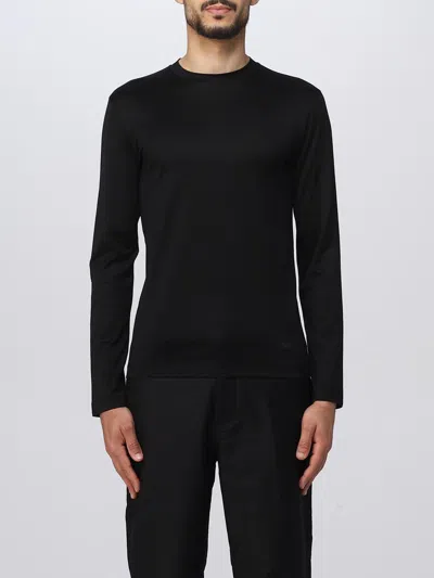 EMPORIO ARMANI COTTON AND LYOCELL T-SHIRT,E23095009