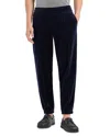 Emporio Armani Cotton & Nylon Chenille Regular Fit Joggers In Solid Medium