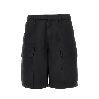 Emporio Armani Cargo-pockets Shorts In Black
