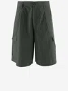 Emporio Armani Cotton Bermuda Shorts In 05c1