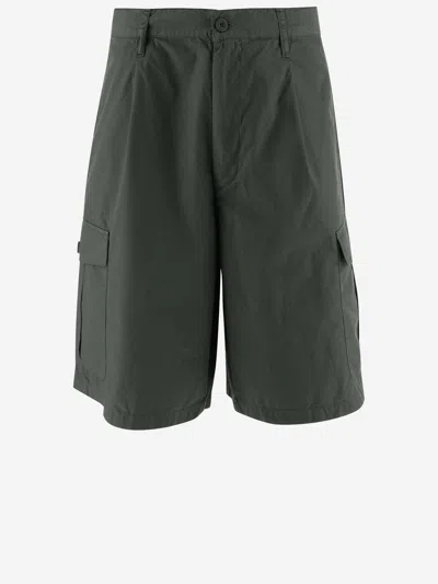 Emporio Armani Cotton Bermuda Shorts In 05c1