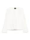 Emporio Armani Cotton Blazer Jacket In White