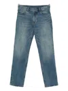 Emporio Armani Cotton-ble3nd Denim Jeans In Blue